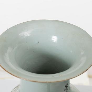 Two porcelain floor vases, China, circa 1900.