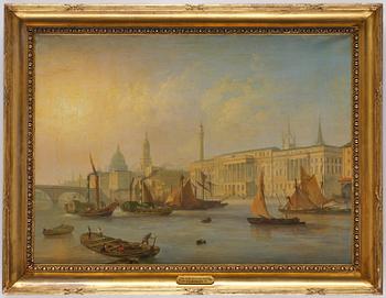 Thomas Sautelle Roberts, attributed to, "The new custom house.".
