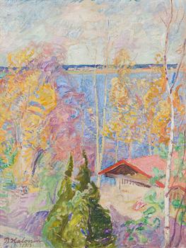Pekka Halonen, Verdure by the Shore.