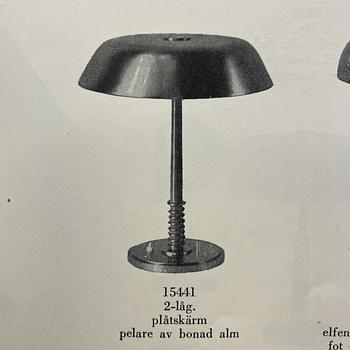 Harald Notini, a table lamp model "15441", Arvid Böhlmarks Lampfabrik, Stockholm, 1940s.