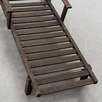 ELSA STACKELBERG, däckstol/vilstol, Fri Form, Edsbruk,  1900-talets andra hälft.