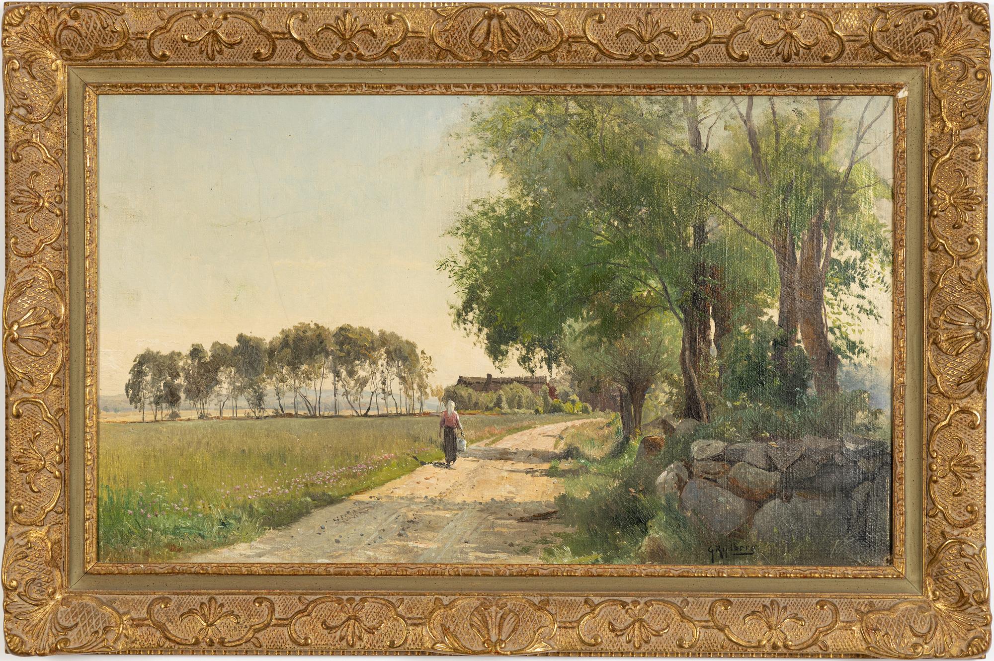 Gustaf Rydberg, "Landsväg vid Ramlösa".