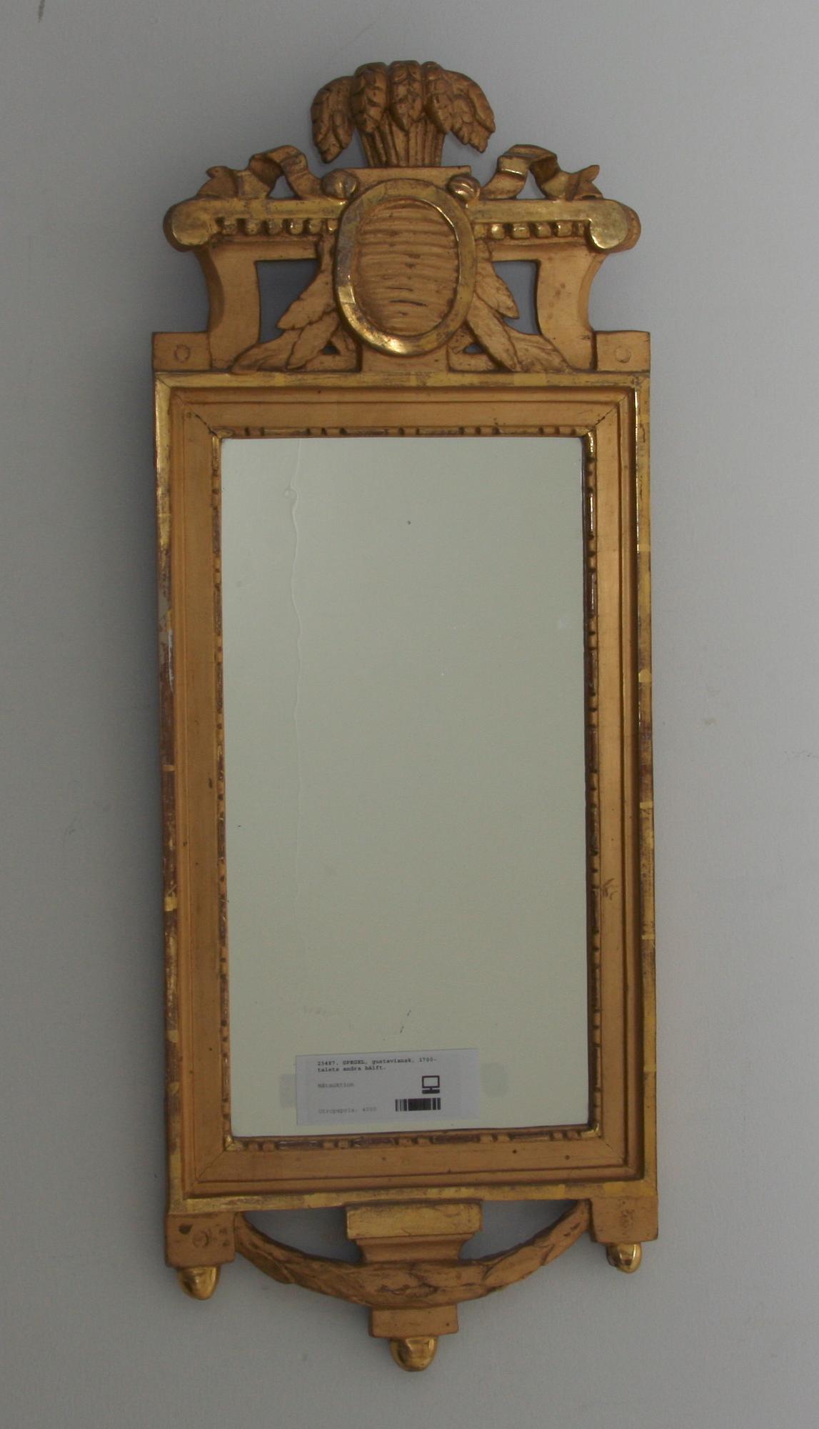 SPEGEL, gustaviansk, 1700-talets andra hälft.