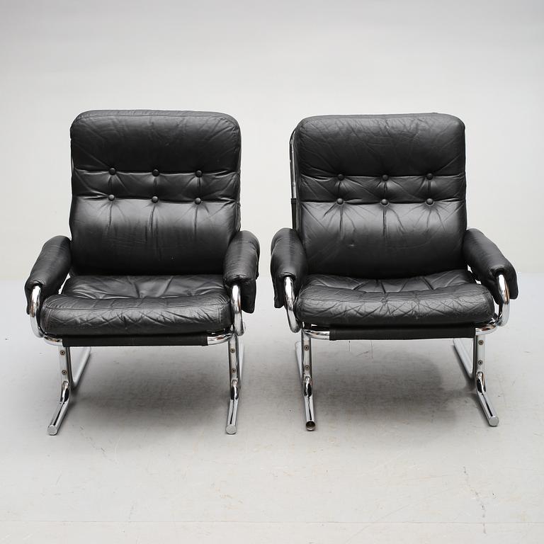 FÅTÖLJER, ett par, Sverige, 1960/1970-tal.