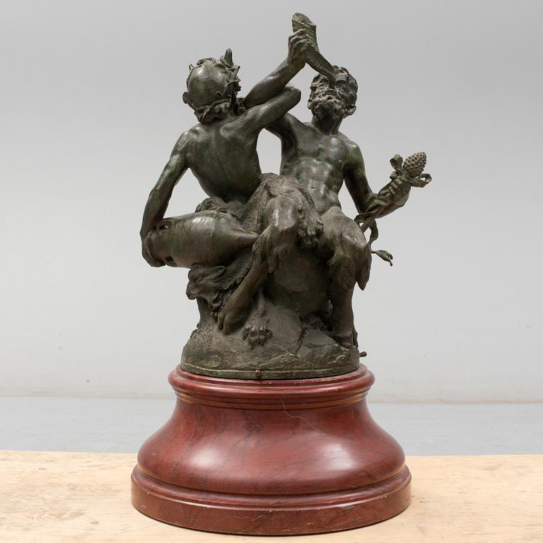 LUDWIG HASSELRIIS, sculpture, bronze, signed.