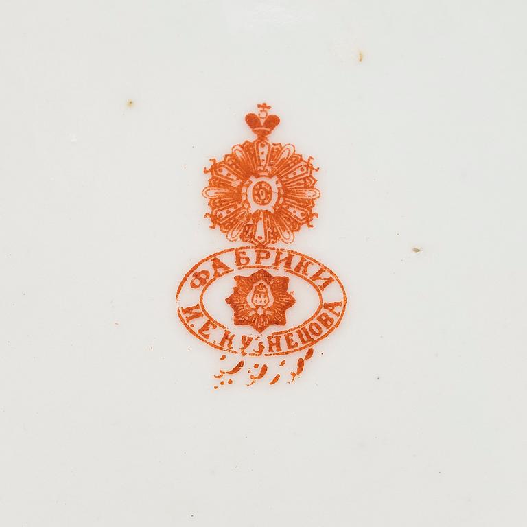 Lautasia, 2 + 6 kpl, Kuznetsov Venäjä 1900-1917.