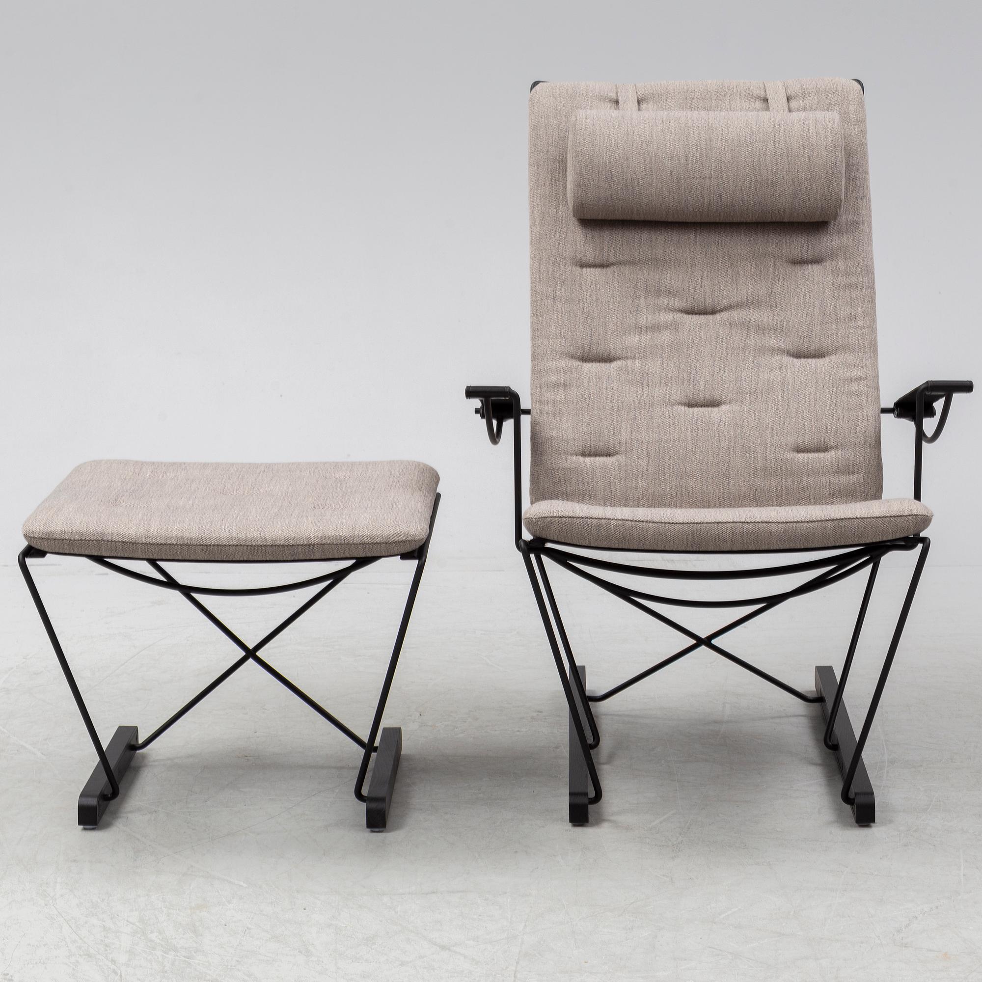 Chris Martin, A 'Spark' Lounge Chair & foot stool, Massproductions.