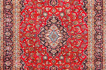 A Keshan carpet, c. 360 x 247 cm.