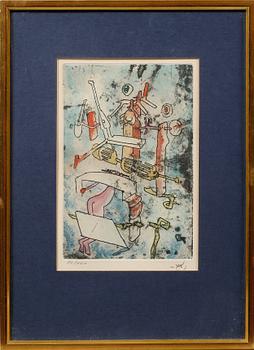 ROBERTO MATTA, färgetsning, signerad och numrerad 21/100.
