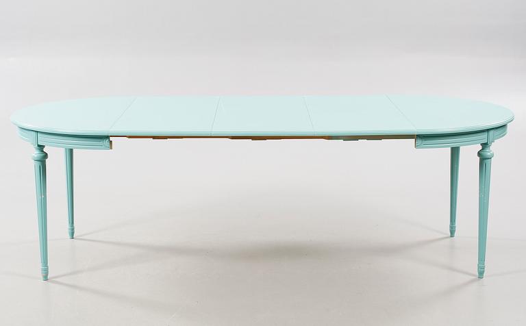 MATGRUPP, 7 delar, Gustaviansk stil, omkring 1900-talets mitt.