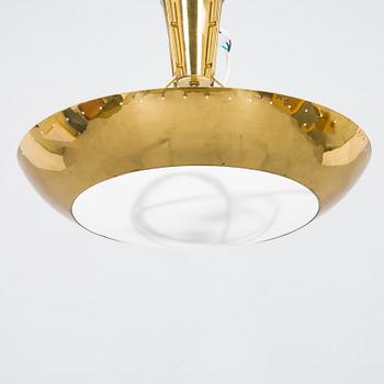 A brass ceiling light model ER 163 for Itsu, Finland mid-20th century.