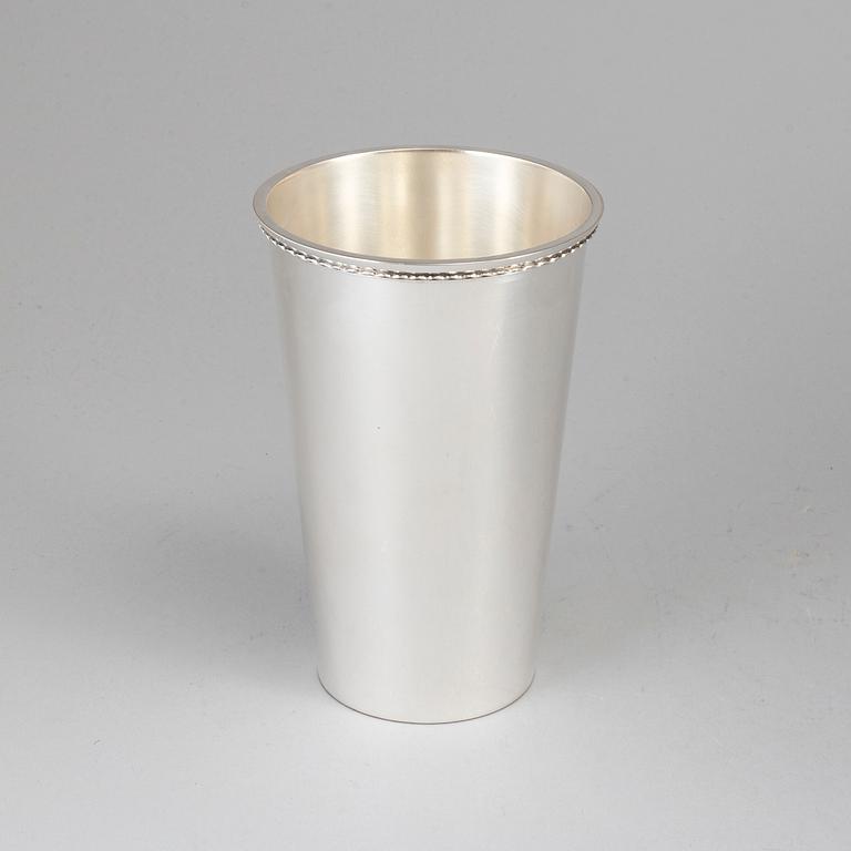 SVEN ARNE GILLGREN, a silver beaker, GAB Stockholm 1964.