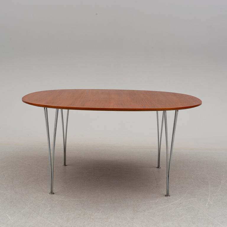 BRUNO MATHSSON / PIET HEIN, bord, "Supercirkel", 1900-talets andra hälft.