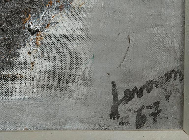 Ahti Lavonen, "SILVER DIAGONAL SQUARE".