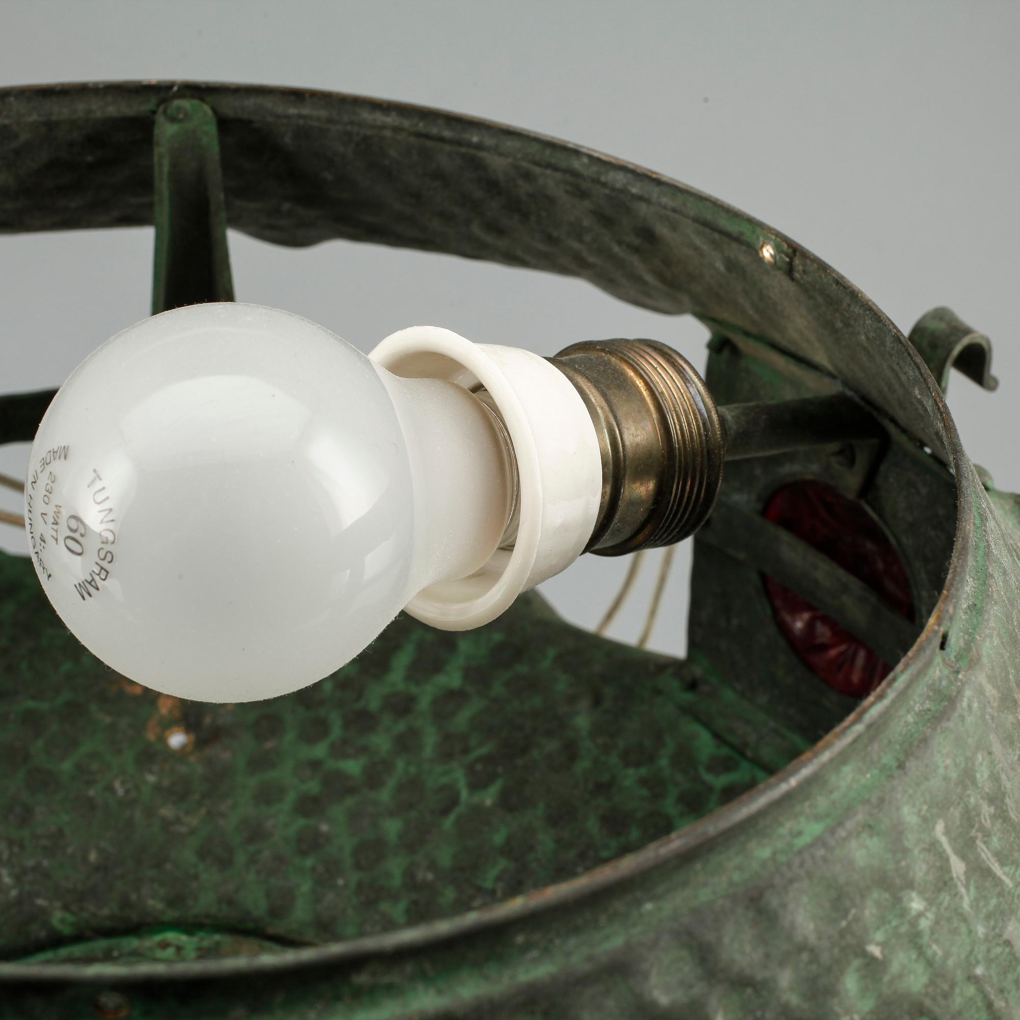 TAKLAMPA, jugendstil, 1900-talets första hälft.
