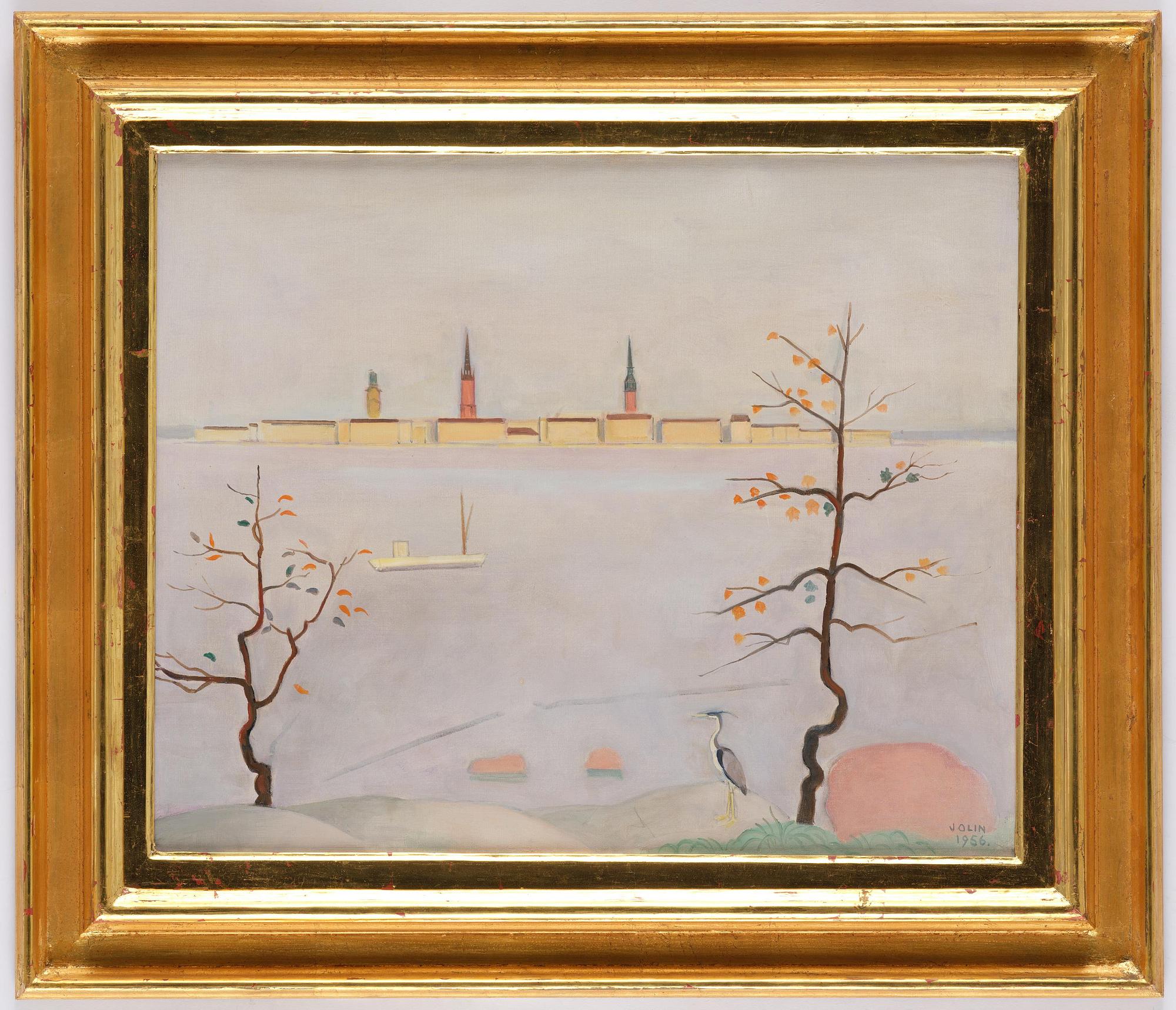 Einar Jolin, "Stockholm från Långholmsparken I".