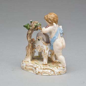 FIGURIN, porslin, Meissen, 1800-talets slut.