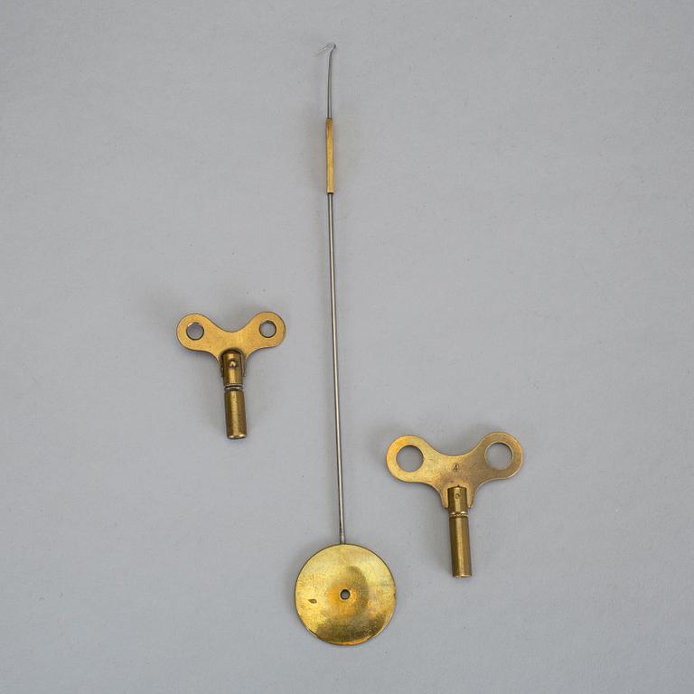 A Louis XVI late 18th century mantel clock.