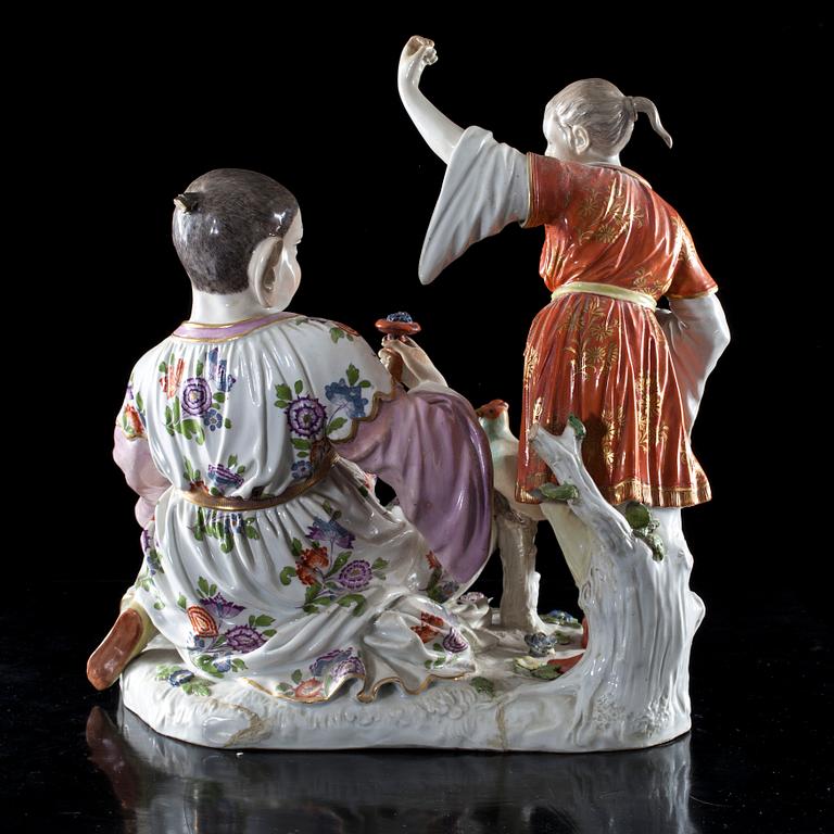 FIGURIN, porslin, Meissen 1900-talets början.