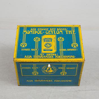 An early 20th Century tin can.