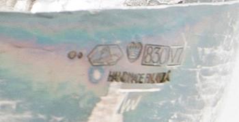 Tapio Wirkkala, silver bowl model TW 243, Kultakeskus, Hämeenlinna 1974.