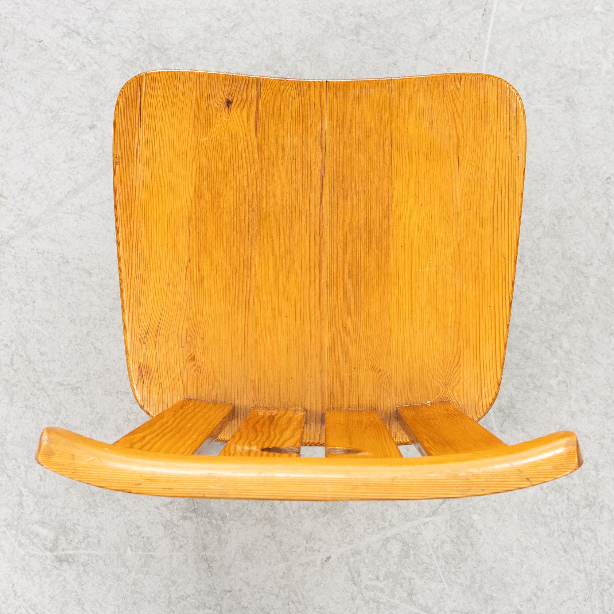 Göran Malmvall, a seven-piece dining suite Svensk Fur, 1970s.