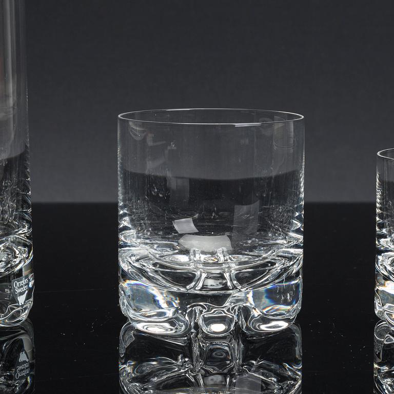 GLAS, 23 delar, "Erik", Olle Alberius, Orrefors.