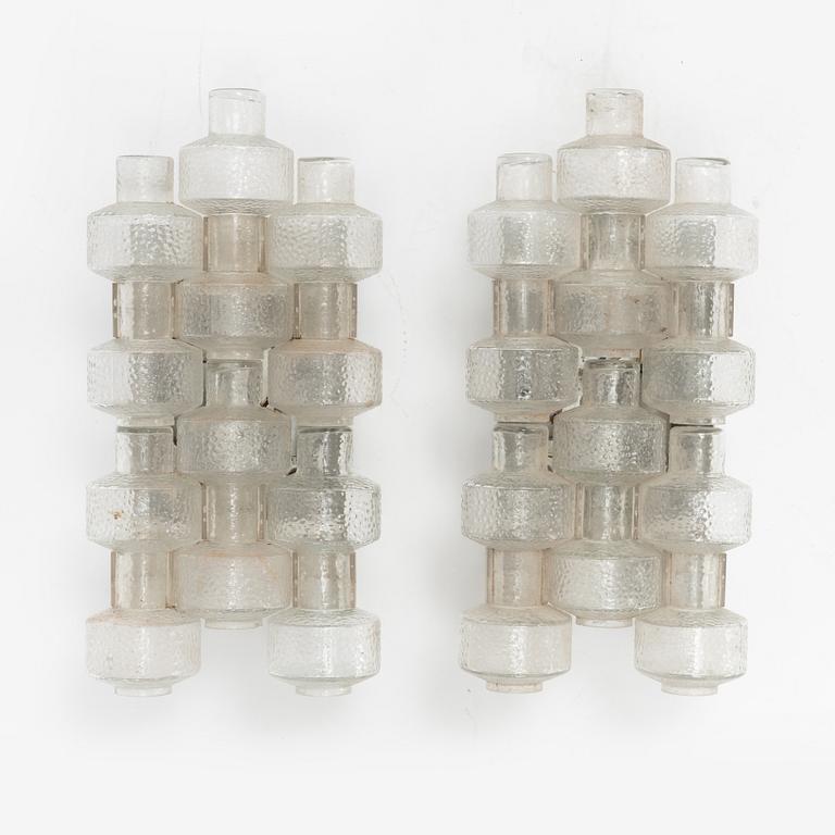 A pair of 'Festival' wall lights by Gert Nyström, Fagerhults Belysning, second half of the 20th century.
