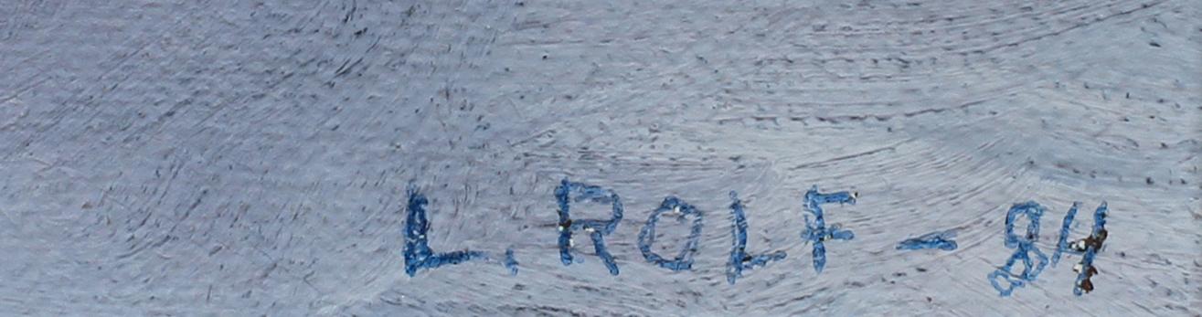 LARS ROLF, olja på duk, sign och dat -84.
