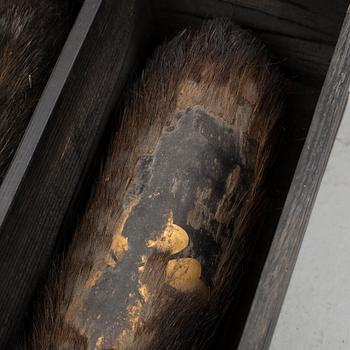 UTSUBU, japanska pilkoger, ett par, Momoyama / tidig edo, 1500-tal.