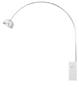 103. ACHILLE & PIER CASTIGLIONI, golvarmatur "Arco", Flos, Italien.