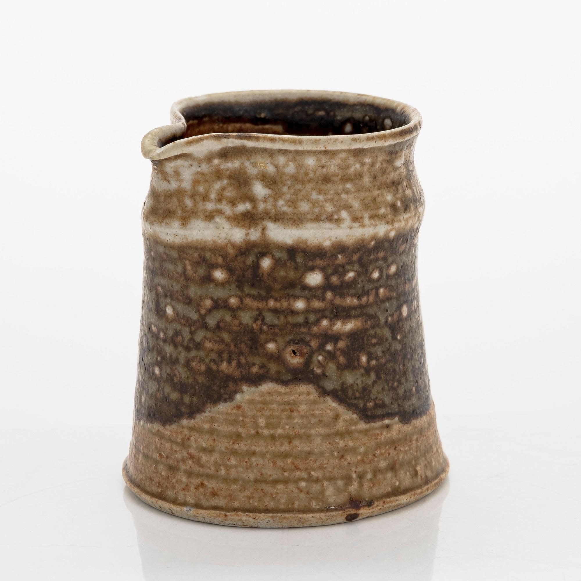 Kyllikki Salmenhaara, gräddsnäcka, stengods, signerad KS Arabia.