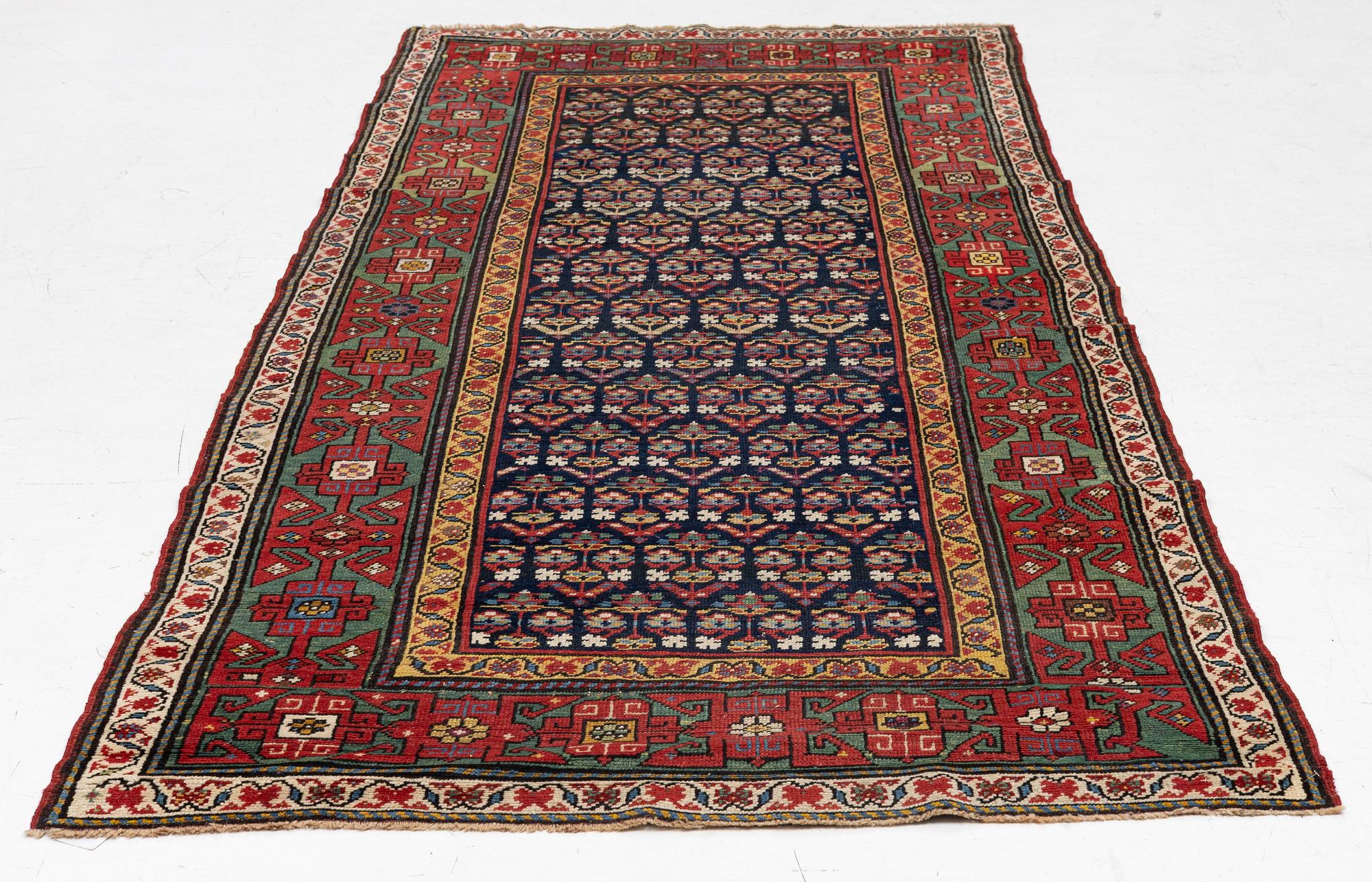 A semi-antique Karagabh rug, c. 264 x 108 cm.