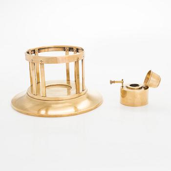 Glöggkanna med rechaud, WMF, Württembergische Metallwarenfabrik, tidigt 1900-tal.