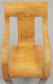 A Gerald Summers laminated birch easy chair, Makers of Simple Furniture, London 1935-40.