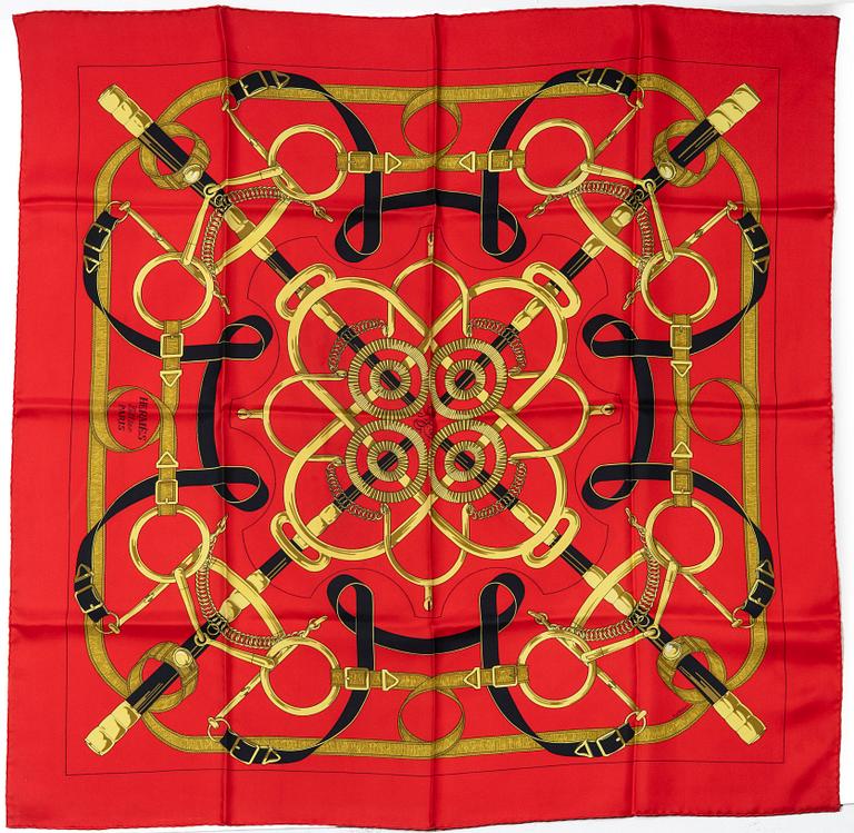Hermès, scarf, "Eperon d'Or".