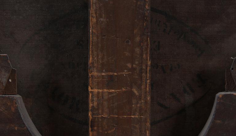 OKÄND KONSTNÄR, olja på duk, 1800-tal, sign.