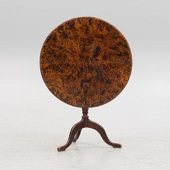 A folding table, circa 1800.