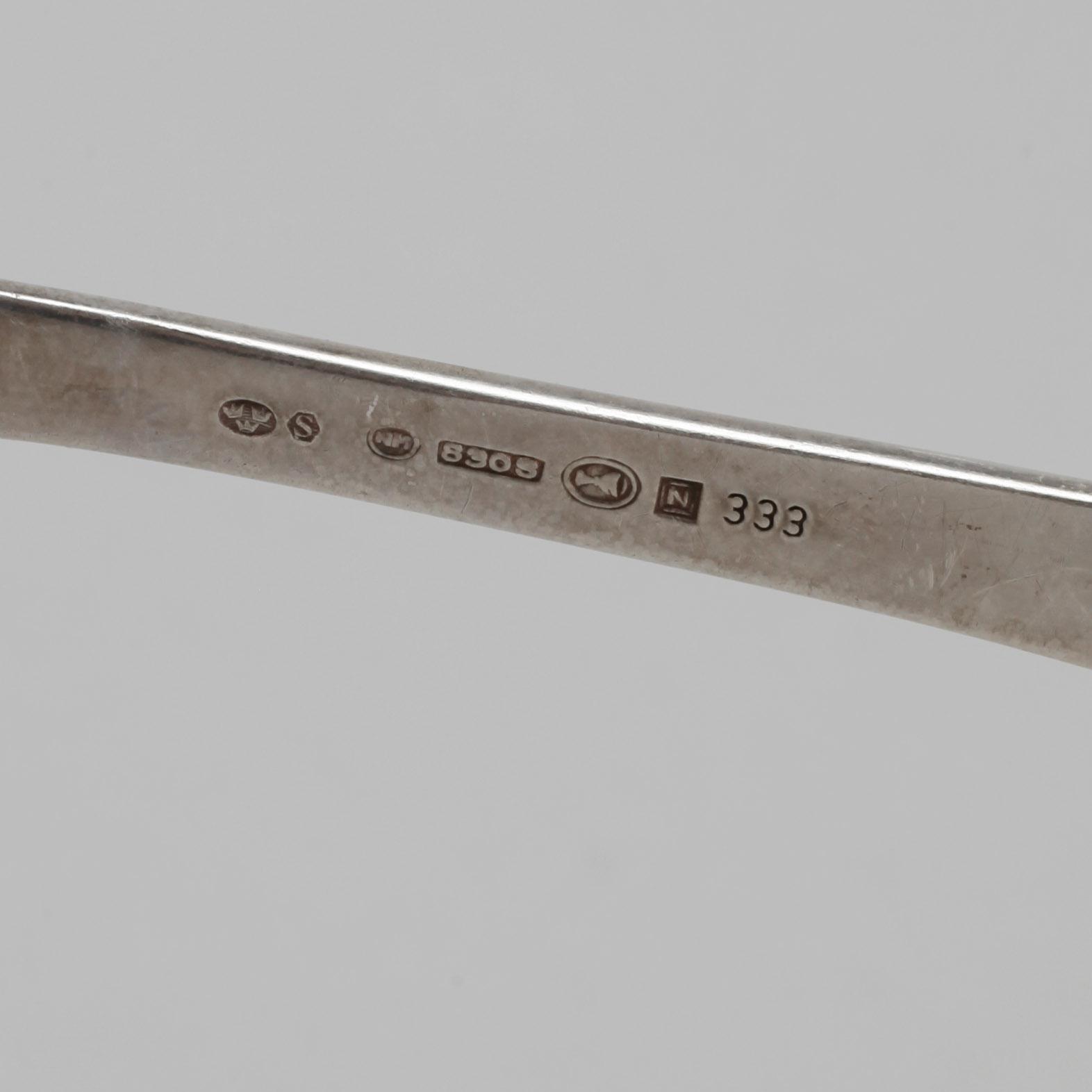 PARTI BESTICK, 18 delar. Silver. 1800-1900-tal. Tot ca 910 g.