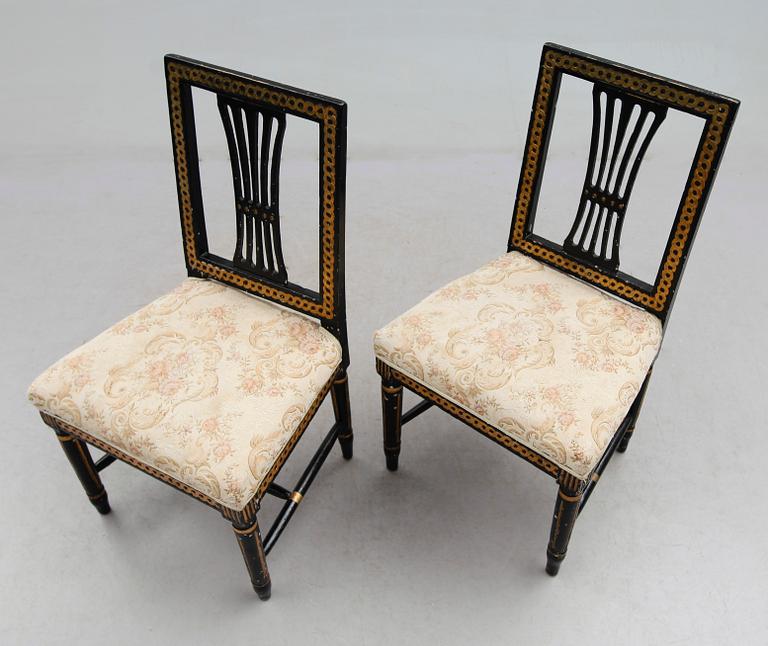 STOLAR, 1 par, sengustavianska, 1800-talets första hälft.