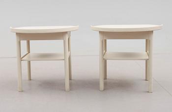 SÄNGBORD, 1 par, S. Engström & G. Myrstrand, Bodafors, 1900-talets andra hälft.