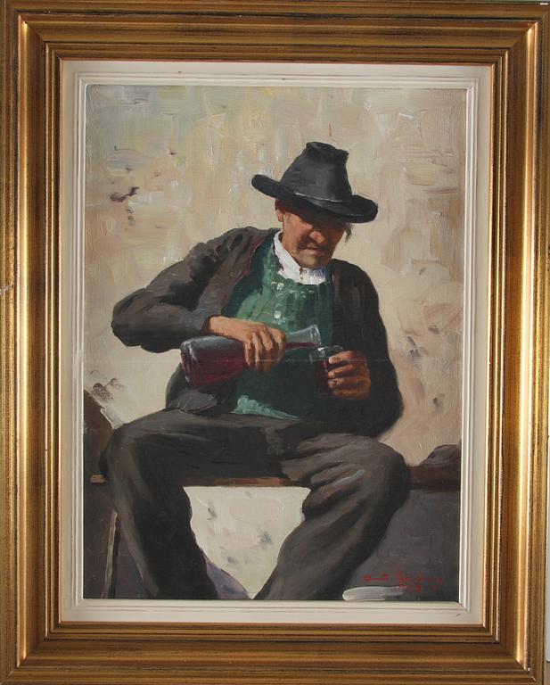 GODOY, ANTHONY. Olja på duk, sign o dat 1959.