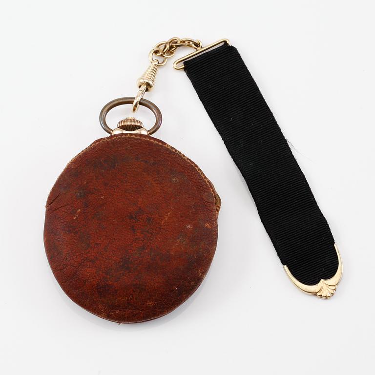 FICKUR, 14K guld, savonett, 1900-talets första hälft.