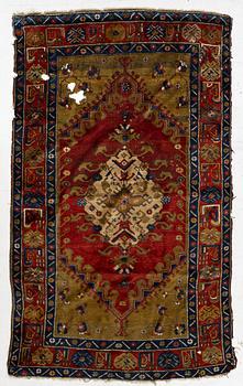 An  antique Taşpınar rug, Aksaray region, Turkey, c. 182 x 109 cm.
