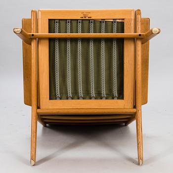 HANS J WEGNER, fåtölj, modell GE-290, Getama Gedsted, Danmark, 1900-talets mitt.