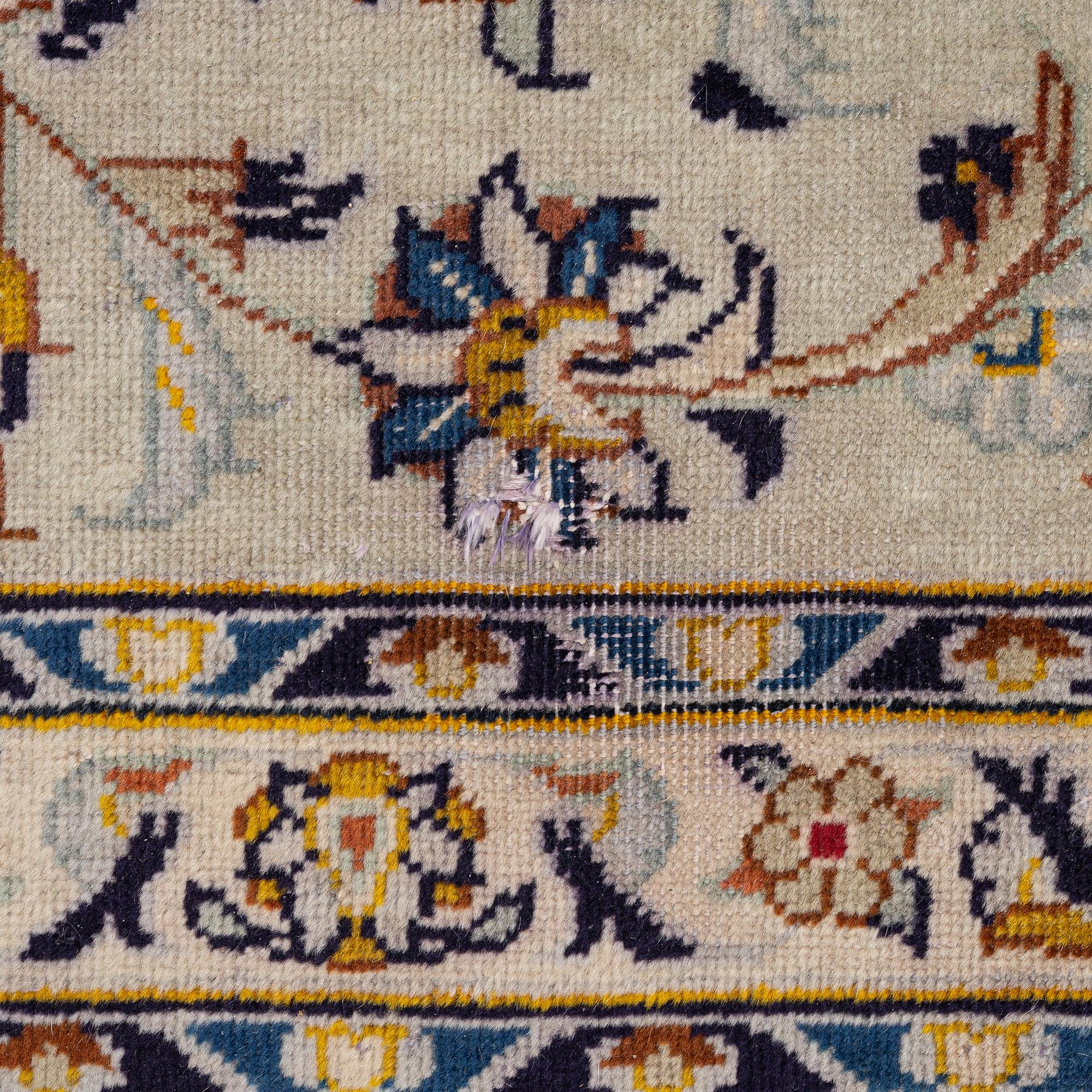 Carpet, Keshan, approx. 402 x 295 cm.