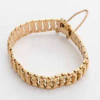 Armband, 18K guld, Italien.