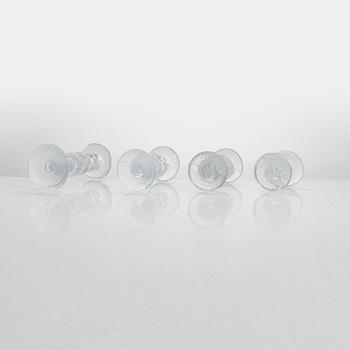 Timo Sarpaneva, A set of eight 'Festivo' candleholders, Iittala, Finland.