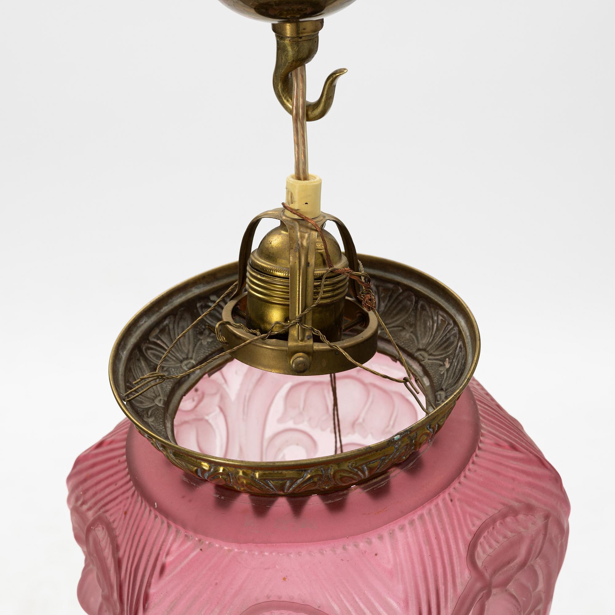 Månskensampel, jugend, omkring år 1900.