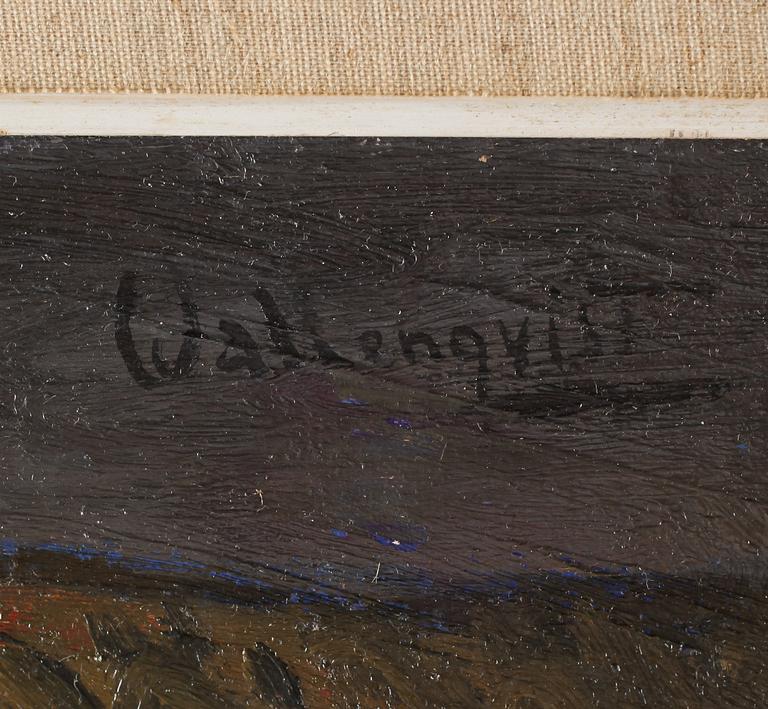 EDVARD WALLENQVIST, olja på duk, signerad.